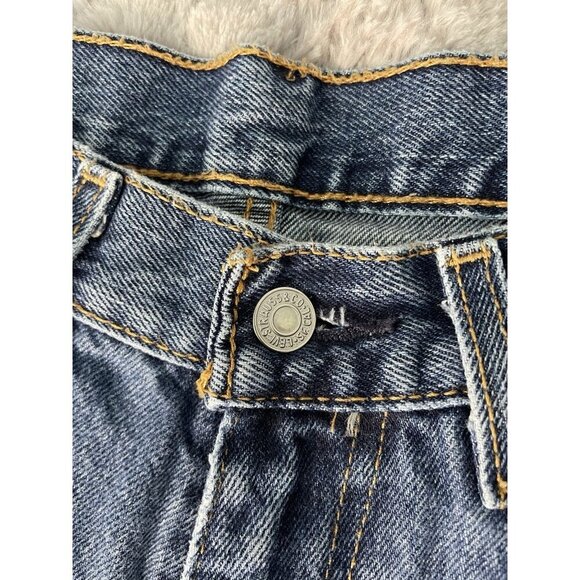 Levi's 505 Jeans Men's Size 33x29 Regular Fit Straight Leg Blue Mid Wash Denim - Picture 3 of 4